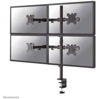 NEOMOUNTS Stolni nosač za 4 ekrana 13-32" 8kG potpuna pokretljivost FPMA-D550D4BLACK